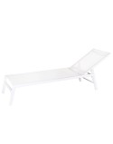 Ligstoel Thais Branco 199 x 61 x 30 cm