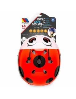 Casco da Ciclismo per Bambini Moltó Rosso Coccinella 26 x 21 x 16,5 cm