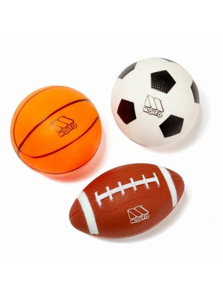 Palline Moltó 3 Pezzi Basket Football Rugby Per bambini