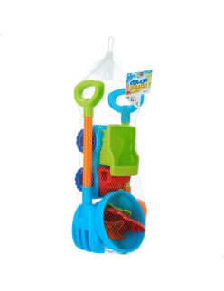 Conjunto de brinquedos de praia Colorbaby 18 cm Camião 7 Peças