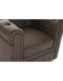 Sessel DKD Home Decor 80 x 80 x 70 cm Holz Dunkelbraun