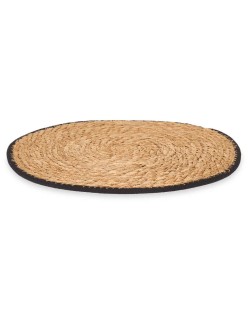 Dessous de plat Noir Coton Algues marines (24 Unités)