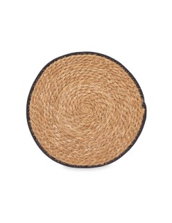 Table Mat Black Cotton Marine algae (24 Units)