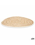 Untersetzer Kinvara TS23886-W Weiß Baumwolle Seetang 35 x 0,6 x 35 cm (24 Stück)