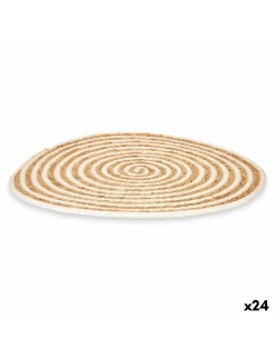Untersetzer Kinvara TS23886-W Weiß Baumwolle Seetang 35 x 0,6 x 35 cm (24 Stück)