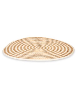 Untersetzer Kinvara TS23886-W Weiß Baumwolle Seetang 35 x 0,6 x 35 cm (24 Stück)