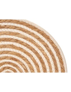 Sottopentola Kinvara TS23886-W Bianco Cotone Alghe marine 35 x 0,6 x 35 cm (24 Unità)