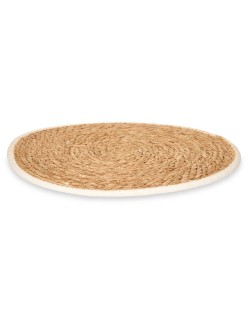 Untersetzer Kinvara 17538 Weiß Baumwolle Seetang 35 x 0,6 x 35 cm (24 Stück)