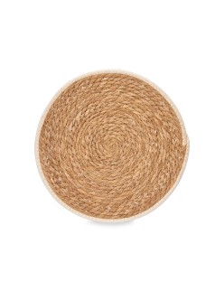 Untersetzer Kinvara 17538 Weiß Baumwolle Seetang 35 x 0,6 x 35 cm (24 Stück)