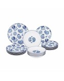 Tableware Santa Clara Noia 18 Pieces Porcelain Circular (2 Units)
