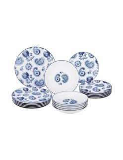Tableware Santa Clara Noia 18 Pieces Porcelain Circular (2 Units)