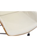 Bürostuhl DKD Home Decor Braun Creme Silberfarben 60 x 65,5 x 118 cm