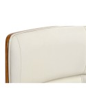 Bürostuhl DKD Home Decor Braun Creme Silberfarben 60 x 65,5 x 118 cm