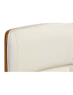 Bürostuhl DKD Home Decor Braun Creme Silberfarben 60 x 65,5 x 118 cm
