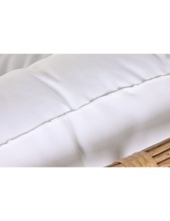Sedia a Dondolo Home ESPRIT Bianco Marrone Acciaio 108 x 108 x 80 cm