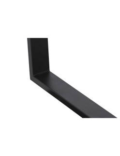Mesa de Comedor Home ESPRIT Marrón Negro Hierro Madera MDF 160 x 90 x 75 cm
