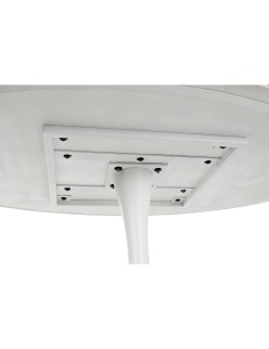 Mesa de Comedor Home ESPRIT Blanco Metal Mármol 180 x 100 x 76 cm