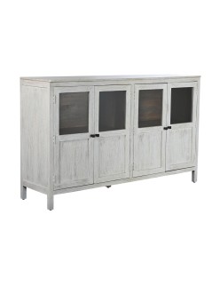 Anrichte Home ESPRIT Weiß Kristall Mango-Holz 175 x 45,2 x 105 cm