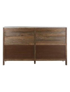 Anrichte Home ESPRIT Weiß Kristall Mango-Holz 175 x 45,2 x 105 cm