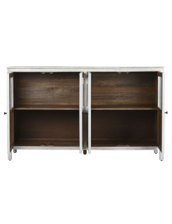 Anrichte Home ESPRIT Weiß Kristall Mango-Holz 175 x 45,2 x 105 cm