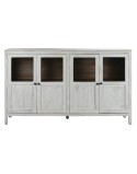Anrichte Home ESPRIT Weiß Kristall Mango-Holz 175 x 45,2 x 105 cm