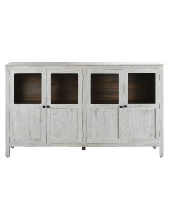 Anrichte Home ESPRIT Weiß Kristall Mango-Holz 175 x 45,2 x 105 cm