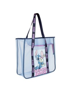 Bolsa de Playa Stitch Azul 100 % poliéster