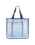 Sac de plage Stitch Bleu 100 % polyester