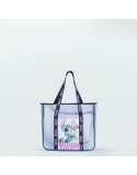 Sac de plage Stitch Bleu 100 % polyester