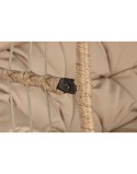 Poltrona de jardim suspensa Home ESPRIT Catanho escuro Marrom claro Alumínio Rotim sintético 130 x 61 x 117 cm