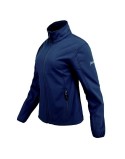 Sportjacke für Frauen Joluvi Soft-Shell Mengali Dunkelblau