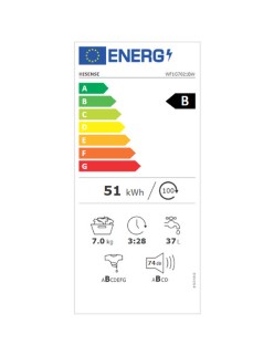 Waschmaschine Hisense WF1G7021BW 60 cm 1200 rpm 7 kg