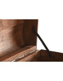 Set of Chests Home ESPRIT Brown Beige Polyester Wood 60 x 37 x 24 cm