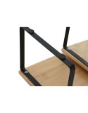 Regale Home ESPRIT Metall Bambus 30 x 19,5 x 15,5 cm 2 Stücke