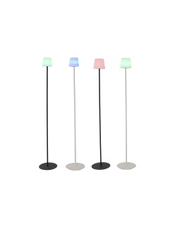 Solarlampe Home ESPRIT Schwarz 25 x 25 x 140 cm