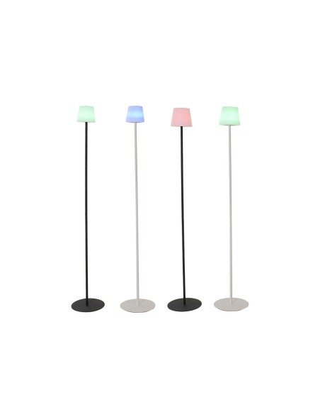 Lampe solaire Home ESPRIT Noir 25 x 25 x 140 cm