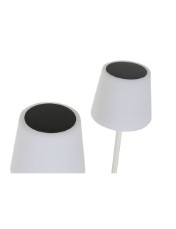 Lampe solaire Home ESPRIT Noir 25 x 25 x 140 cm