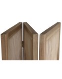 Paravento Home ESPRIT Marrone Abete 138 X 3,5 X 186 cm
