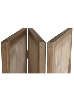 Paravento Home ESPRIT Marrone Abete 138 X 3,5 X 186 cm