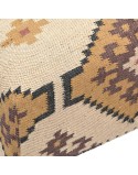 Repousa pés Home ESPRIT Bege Mostarda 80 x 80 x 44 cm