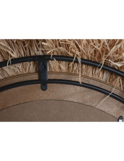 Espejo de pared Home ESPRIT Natural Tropical 80 x 4 x 80 cm