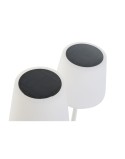 Lampe solaire Home ESPRIT Blanc Noir 15 x 15 x 40 cm