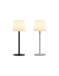 Lampe solaire Home ESPRIT Blanc Noir 15 x 15 x 40 cm