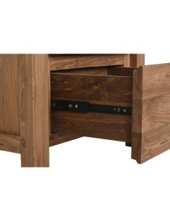 Möbel Home ESPRIT natürlich Teakholz 60 x 40 x 190 cm