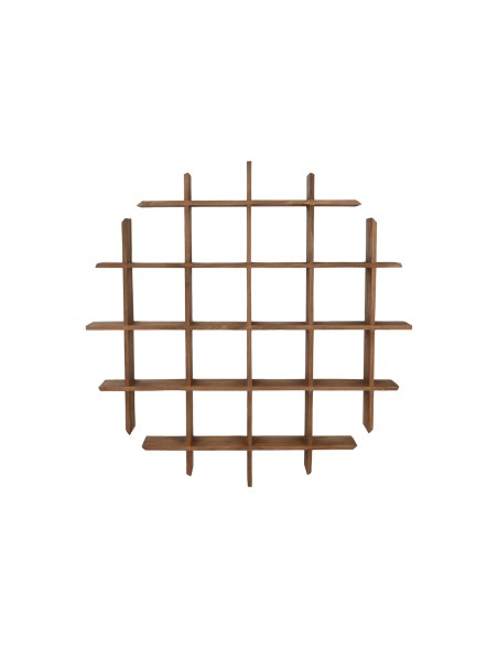 Regal Home ESPRIT Teakholz 120 x 15 x 120 cm Regal Home ESPRIT Teakholz 120 x 15 x 120 cm