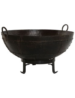 Plantador Home ESPRIT Castanho Ferro 100 x 90 x 64 cm