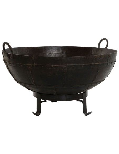 Plantador Home ESPRIT Castanho Ferro 100 x 90 x 64 cm
