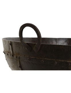 Plantador Home ESPRIT Castanho Ferro 100 x 90 x 64 cm
