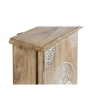 Schlüsselschrank Home ESPRIT Weiß natürlich 18 x 7,5 x 28 cm