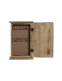 Schlüsselschrank Home ESPRIT Weiß natürlich 18 x 7,5 x 28 cm